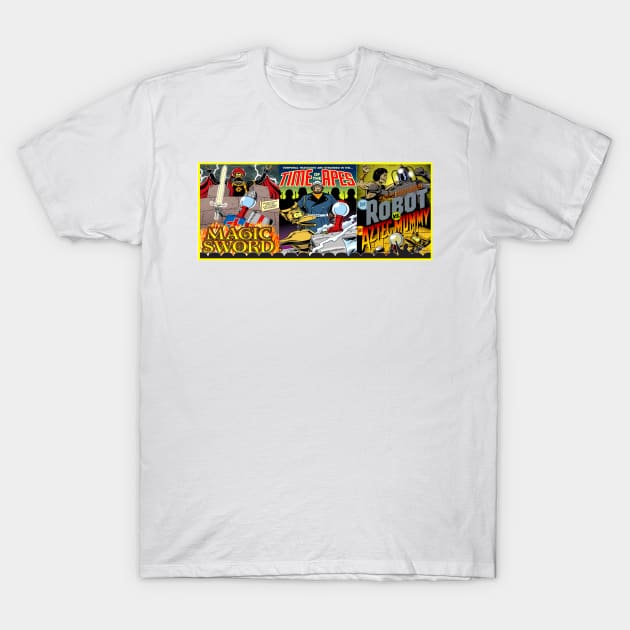 Mystery Science 3-Episode Banner - Series 12 T-Shirt by Starbase79